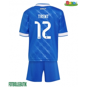 Real Madrid Alexander-Arnold #12 Tredjeställ Barn 2025-26 Kortärmad (+ Korta byxor)